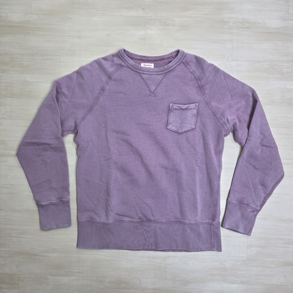 Champion Todd Snyder Washed Sweatshirt Purple Red Crew Pullover Size Medium